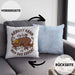 Faultier Kissen mit Füllung 40x40 Geschenk Faullenzer Arbeit Kann Man Das Essen Freundin Geschenkidee (Grau) Blau Trendation