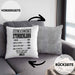 Kissen mit Füllung 40x40 Geschenk für Dachdecker Lustiger Spruch Geschenkidee Männer Dachdecker (Grau) Grau Trendation