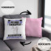 Pferdetherapeut Kissen mit Füllung 40x40 Geschenk für Pferdetherapeut Geburtstag Lustiger Spruch Was Ist Deine Superkraft (Grau) Rosa Trendation
