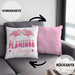 Flamingo Gang Kissen mit Füllung 40x40 Geschenkidee Pinke Flamingos JGA (Grau) Rosa Trendation