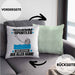 Schwimmsportler Kissen mit Füllung 40x40 Geschenk für Schwimmsportler Der Mann Der Alles Kann Geschenkidee zum Geburtstag (Grau) Grün Trendation