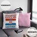 Kroatien Kissen mit Füllung 40x40 Urlaub Heimat Geschenk Spruch Kroatie Geschenkidee (Grau) Rosa Trendation