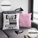 Meeresbiologe Kissen mit Füllung 40x40 So Sieht Ein Richtig Cooler Meeresbiologe Aus Geschenk Lustiger Spruch Geschenkidee (Grau) Rosa Trendation