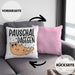 Katzen Kissen mit Füllung 40x40 Pauschal Dagegen Katze Katzenliebhaber Kater Geschenk Miau Katzenbesitzerin Geschenkidee Humor Sarkasmus (Grau) Rosa Trendation