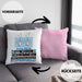 Synchronschwimmerin Geschenk Kissen mit Füllung 40x40 Ich Bin Synchronschwimmerin Aber Sag Doch Einfach Superheld Lustige Geschenkdiee für Synchronschwimmerin (Grau) Rosa Trendation