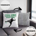 Fußballspieler Kissen mit Füllung 40x40 Geschenk Coole Jungs Spielen Fußball Geschenkidee Jungen (Grau) Grau Trendation