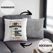 Windstärken Auf Norddeutsch Kissen mit Füllung 40x40 Geschenk Norddeutschland Spruch Büschen Wind Schiet Wetter (Grau) Grau Trendation