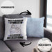 RhythmischeGymnastin Kissen mit Füllung 40x40 Geschenk für RhythmischeGymnastin Der Mann Der Alles Kann Geschenkidee zum Geburtstag (Grau) Blau Trendation