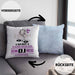 DJ Geschenk Kissen mit Füllung 40x40 So Gut Kann Nur Ein DJ Aussehen Geschenkidee (Grau) Blau Trendation