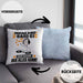 Drum-and-Bass-DJ Kissen mit Füllung 40x40 Geschenk für Drum-and-Bass-DJ Der Mann Der Alles Kann Geschenkidee zum Geburtstag (Grau) Blau Trendation
