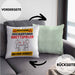 Brettspieler Kissen mit Füllung 40x40 Geschenk Lustiger Spruch Geschenkidee für Brettspieler Achtung Hochleistungs Brettspieler Bei Der Arbeit (Grau) Grün Trendation