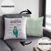 Lustige Wellensittich-Kissen mit Füllung 40x40 Geschenk für Wellensittich-Besitzer (Grau) Grün Trendation