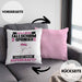 Fallschirmspringer Kissen mit Füllung 40x40 Geschenk für Fallschirmspringer Geburtstag Lustiger Spruch Was Ist Deine Superkraft (Grau) Rosa Trendation
