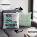 Wakeboarder Geschenk Lustiger Spruch für Wakeboarder Geschenkidee Bester Wakeboarder Der WeltKissen mit Füllung 40x40 (Grau) Grün Trendation