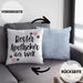 Apotheker Geschenk Kissen mit Füllung 40x40 Bester Apotheker Pharmazeut Arzneikundiger (Grau) Blau Trendation
