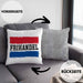 Frikandel Kissen mit Füllung 40x40 Geschenk Holländer Geschenkidee Holland Flagge Holland Urlaub Liebhaber (Grau) Grau Trendation