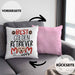 Golden Retriever Mom Besitzerin Kissen mit Füllung 40x40 Geschenk Lustiger Spruch Geschenkidee Besitzerin Golden Retriever Mama (Grau) Rosa Trendation