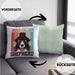 Australian Shepherd Besitzer Kissen mit Füllung 40x40 Geschenk Lustiger Spruch Geschenkidee Retro Vinatge Australian Shepherd (Grau) Grün Trendation