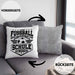 Fussballer Kissen mit Füllung 40x40 Geschenk Fussballspieler Geschenkidee Zum Fussball Spielen Geboren Zur Schule Gezwungen (Grau) Grau Trendation