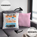 Achterbahn Kissen mit Füllung 40x40 Geschenk Der Tut Nix Der Will Nur Achterbahn Fahren Geschenkidee Erlebnispark (Grau) Rosa Trendation