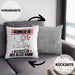 Ringer Kissen mit Füllung 40x40 Geschenk für Ringer Der Mann Der Alles Kann Geschenkidee zum Geburtstag (Grau) Grau Trendation