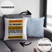 KFZ Mechaniker Kissen mit Füllung 40x40 Geschenk Lustig Spruch Geschenkidee Mechaniker Lustig (Grau) Blau Trendation
