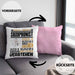 Saxophonist Geschenk Kissen mit Füllung 40x40 Lustige Geschenkdiee für einen Saxophonist Geburtstag Ich Bin Saxophonist Ich Kann Es Dir Erklären Aber Nicht Für Dich Verstehen (Grau) Rosa Trendation
