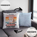 Katze Kissen mit Füllung 40x40 Geschenk Spruch Geschenkidee für Katzen-Mama Papa Katzenliebhaber Mein Kätzen Macht Mein Leben Purr-pekt (Grau) Blau Trendation