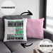 Vogelrescuer Geschenk Kaffee-Kissen mit Füllung 40x40 Geschenkidee für Vogelrescuer Ich Bin Vogelrescuer Ich Kann Es Dir Erklären Jedoch Nicht Für Dich Verstehen Spruch Lustig (Grau) Rosa Trendation