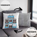 Border Collies Besitzer Kissen mit Füllung 40x40 Geschenk Lustiger Spruch Geschenkidee Border Collies Tricks Bleib (Grau) Grau Trendation