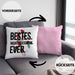 Schrott-Wichtelgeschenk für Frauen Kollegen Geschenk Wichteln Weihnachten Bestes Wichtelgeschenk Ever geschenkidee SchrottwichtelnKissen mit Füllung 40x40 (Grau) Rosa Trendation