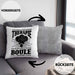 Boule Kissen mit Füllung 40x40 Geschenk Boule-Spieler Geschenkidee Spruch Ich Brauche Keine Therapie Ich Muss Nur Boule Spielen (Grau) Grau Trendation