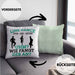Lustige Line Dance Kissen mit Füllung 40x40 - Tolles Geschenk für Line Dance Enthusiasten (Grau) Grün Trendation