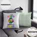 Lustige LGBTQ-Kissen mit Füllung 40x40 mit dem Spruch "I'm The Rainbow Sheep In The Family" Schwule Lesben (Grau) Grün Trendation