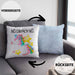 Lustige Nö Einfach Nö Kissen mit Füllung 40x40 Mit Spruch Einhorn Geschenk Mama Freundin Kollegin Geschenkidee Arbeit Frauen (Grau) Blau Trendation
