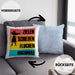 Bogenschießen Kissen mit Füllung 40x40 mit Bogenschütze Spruch - Geschenk für Pfeil und Bogen Fans Zielen Schießen Fluchen Nochmal (Grau) Blau Trendation
