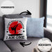 Karate-Kissen mit Füllung 40x40 Geschenk Kampfsport-Fans Jiu Jitsu Geschenkidee I Dont Need A Weapon I Am One (Grau) Blau Trendation