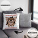 Chihuhahua Besitzer Kissen mit Füllung 40x40 Geschenk Geschenkidee Frauchen Herrchen Ich Bin Nicht Perfekt Aber Mein Chihuaha Ist Es (Grau) Grau Trendation