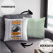 Lustige HundeKissen mit Füllung 40x40 Geschenk für Hundebesitzer zum Geburtstag Unschlagbares Team (Grau) Grün Trendation