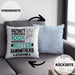 Bandmitglied Geschenk Lustiger Spruch für Bandmitglied Geschenkidee Bester Bandmitglied Der WeltKissen mit Füllung 40x40 (Grau) Blau Trendation