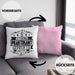 Praktikant Kissen mit Füllung 40x40 Geschenk Lustiger Spruch 5 Sterne Praktikant Geprüfte Qualiät (Grau) Rosa Trendation
