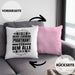 Praktikant Kissen mit Füllung 40x40 Geschenk Lustiger Spruch Ich Bin Dieser Eine Legendäre Praktikant Von Dem Alle Reden (Grau) Rosa Trendation