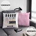Basketballspielerin Geschenk Kissen mit Füllung 40x40 Lustig Geschenkidee für Basketballspielerin Geburtstag So Sieht Eine Richtig Coole Basketballspielerin Aus Frauen Spruch (Grau) Rosa Trendation