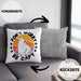 Don't Worry Be Capy Kissen mit Füllung 40x40 Capybara Tier Geschenk für Capybara Liebhaber (Grau) Grau Trendation