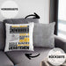 Snowboarder Geschenk Kaffee-Kissen mit Füllung 40x40 Geschenkidee für Snowboarder Ich Bin Snowboarder Ich Kann Es Dir Erklären Jedoch Nicht Für Dich Verstehen Spruch Lustig (Grau) Grau Trendation