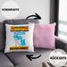 Puzzler Kissen mit Füllung 40x40 Geschenk Lustiger Spruch Geschenkidee für Puzzler Achtung Hochleistungs Puzzler Bei Der Arbeit (Grau) Rosa Trendation