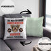 Yorkie Besitzer Kissen mit Füllung 40x40 Geschenk Lustiger Spruch Geschenkidee Besitzerin Yorkie Haben Personal (Grau) Grün Trendation