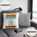 Tierwohlhaber Kissen mit Füllung 40x40 Geschenk Lustiger Spruch Geschenkidee für Tierwohlhaber Achtung Hochleistungs Tierwohlhaber Bei Der Arbeit (Grau) Grau Trendation