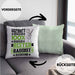 Bassist Geschenk Lustiger Spruch für Bassist Geschenkidee Bester Bassist Der WeltKissen mit Füllung 40x40 (Grau) Grün Trendation
