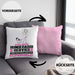 Hundegassi-Service Geschenk Kissen mit Füllung 40x40 Ich Bin Hundegassi-Service Aber Sag Doch Einfach Superheld Lustige Geschenkdiee für Hundegassi-Service (Grau) Rosa Trendation